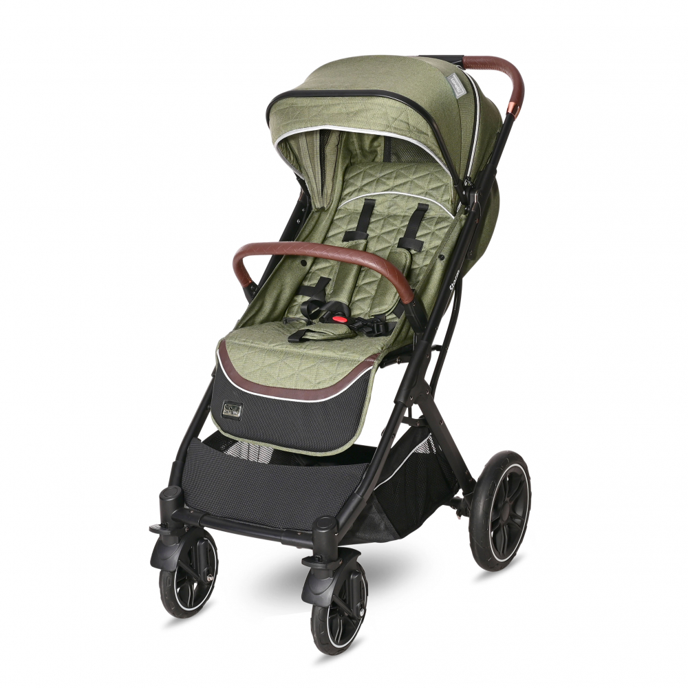 Carucior Lorelli Storm Aluminiu, Loden Green, Pana la 22 kg - imagine 5