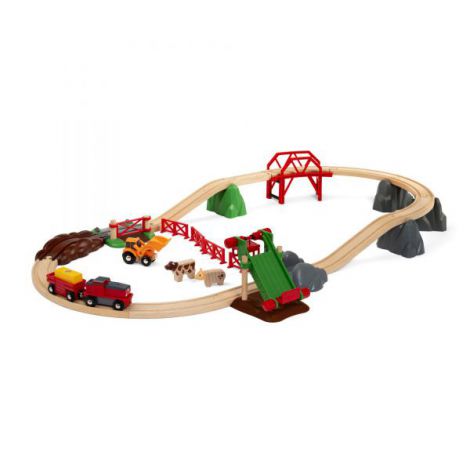 Set Animale Ferma BRIO 33984 cu Tren - imagine 10