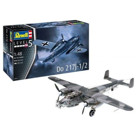 Revell Do 217J-1/2 1:48 - Model istoric detaliat