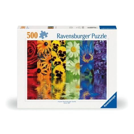 Puzzle Ravensburger 500 Piese - Reflexia Florilor - imagine 2