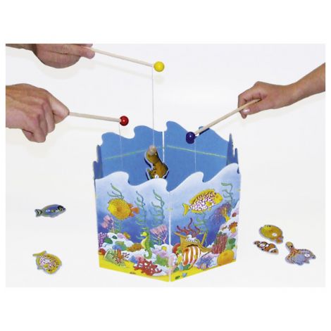 Joc de pescuit magnetic Goki, cu 3 undite - imagine 2