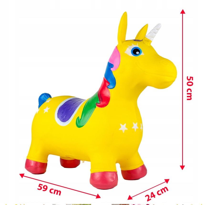Unicorn Gonflabil Malplay cu Pompa - imagine 8
