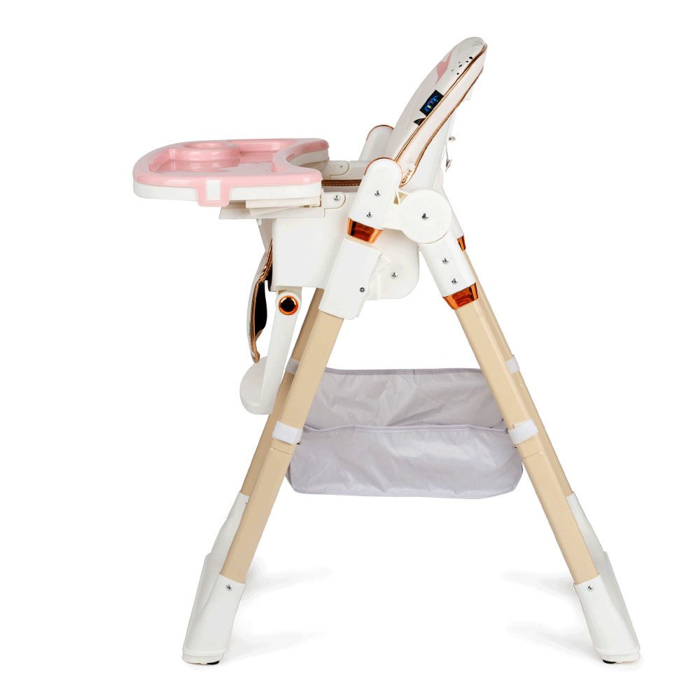 Scaun de masa Juju EatFun Pink Stars | Comoditate - imagine 3
