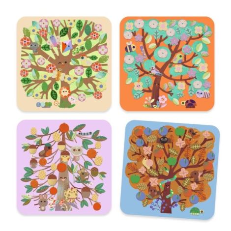 Joc creativ Djeco Colaj stickere fetru - imagine 2