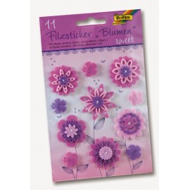 Set 11 flori fetru Sweet | Folia Paper