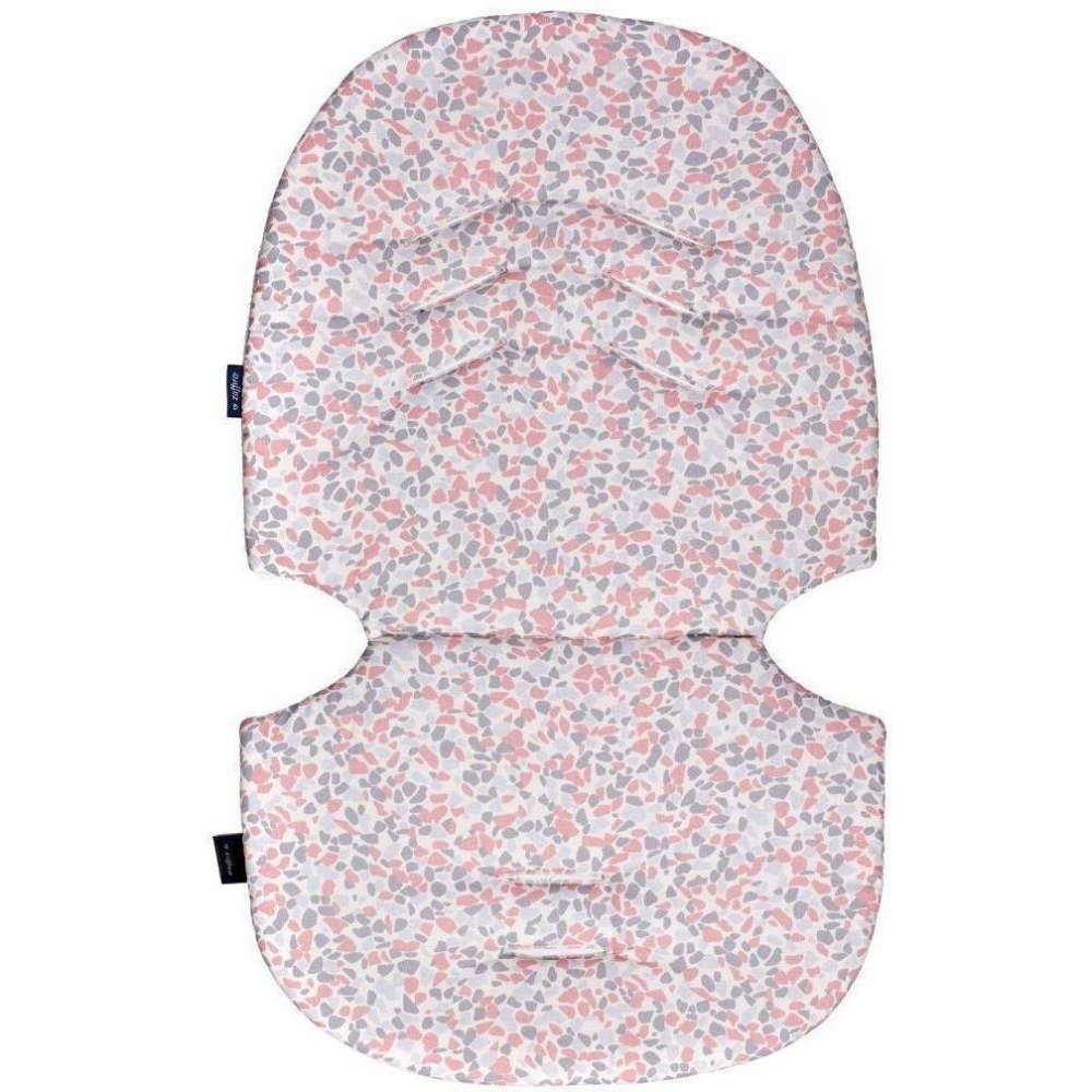 Pernă Carucior Womar Zaffiro Bumbac Waffle Pink - imagine 3