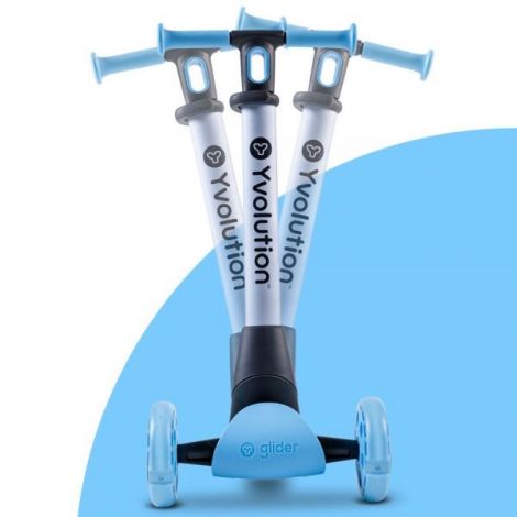 Yvolution Y Glider Nua - Trotineta 3 Roti LED - imagine 5