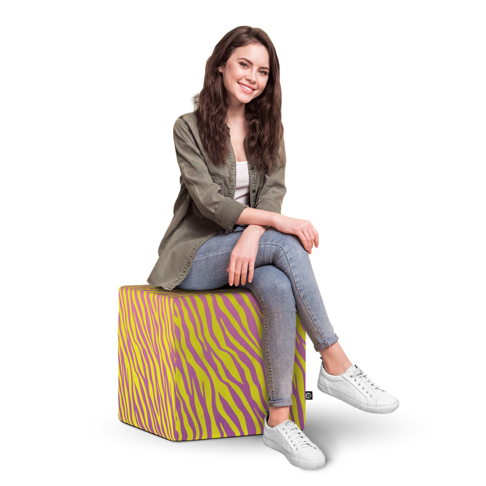 Taburet Cub XL Zebra Updeco - Confort Memoriam
