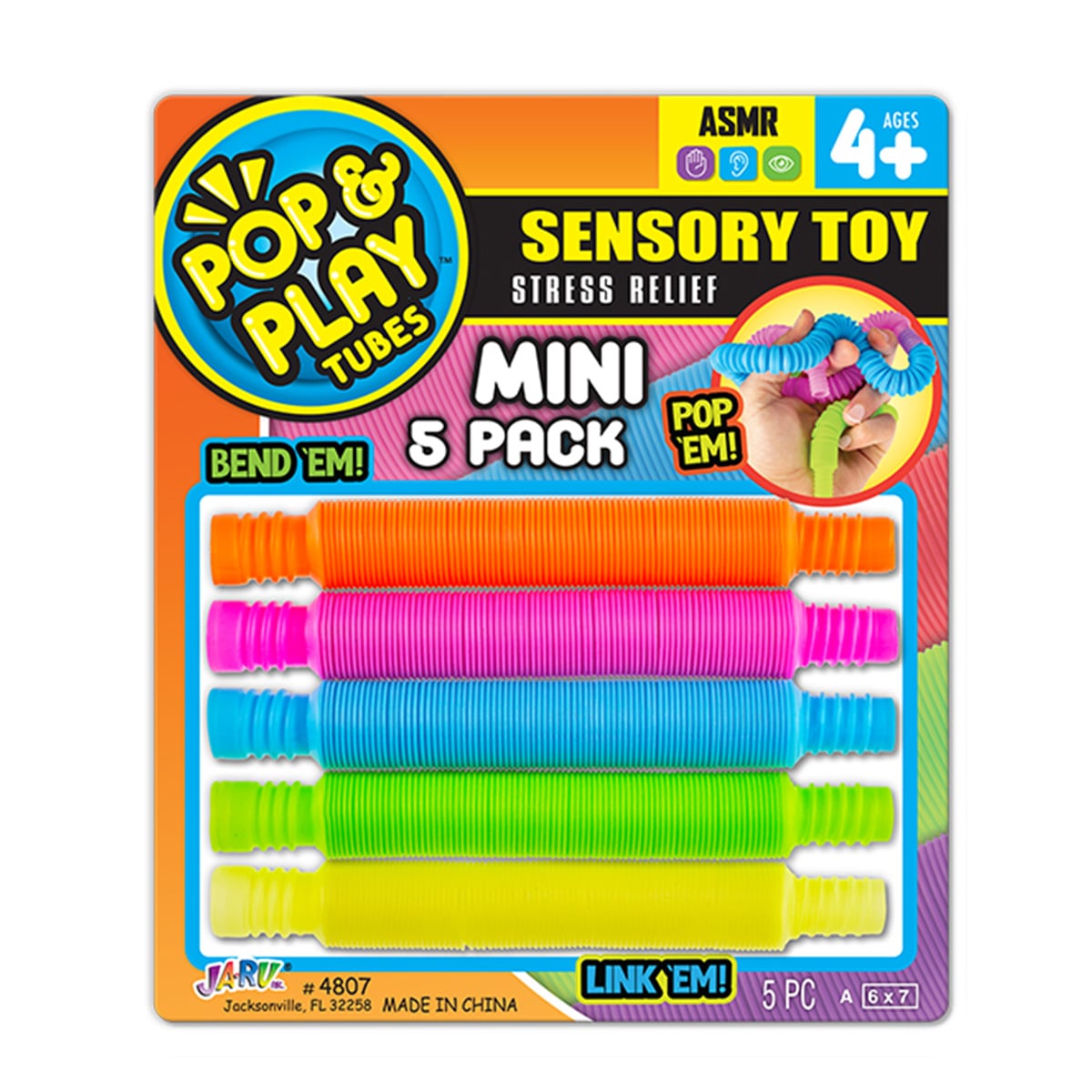Set 5 Tuburi Flexibile Jaru Pop & Play