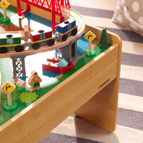 Kidkraft Adventure Town Railway - Masuta Tren - imagine 3