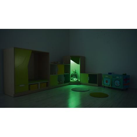 Dulap colt relaxare Artar Moje Bambino cu LED - imagine 10