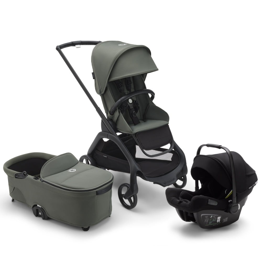 Carucior Bugaboo Dragonfly 3in1 Black Forest Green