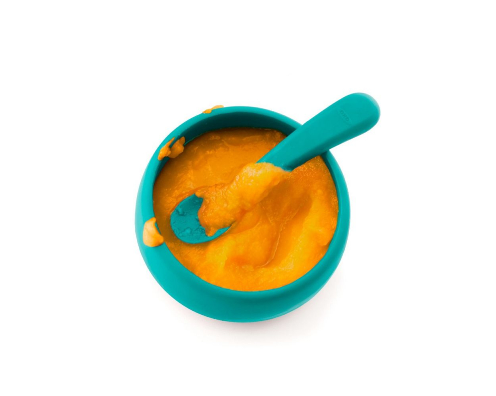 Bol Silicon Teal OXO Tot Stabil, Fără BPA - imagine 5