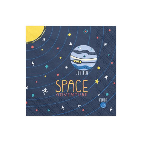 Servetele Spațiu Party Deco 33x33cm