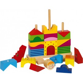 Puzzle Vertical Casuta Goki - Dezvoltare Logica - imagine 2