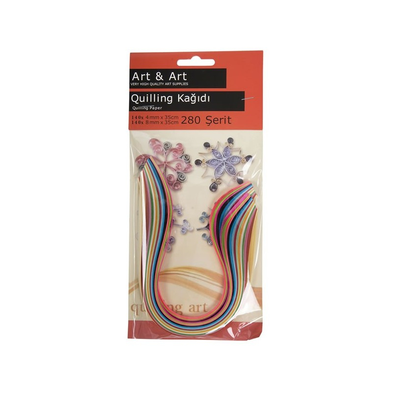 Set Quilling Colorart 280 buc, 2 dimensiuni