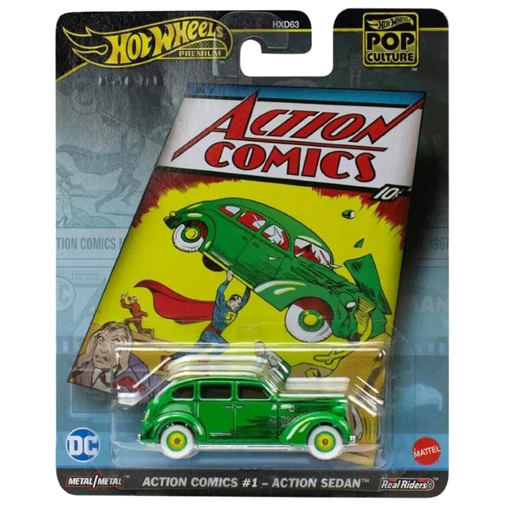 Hot Wheels Premium Action Comics Action Sedan