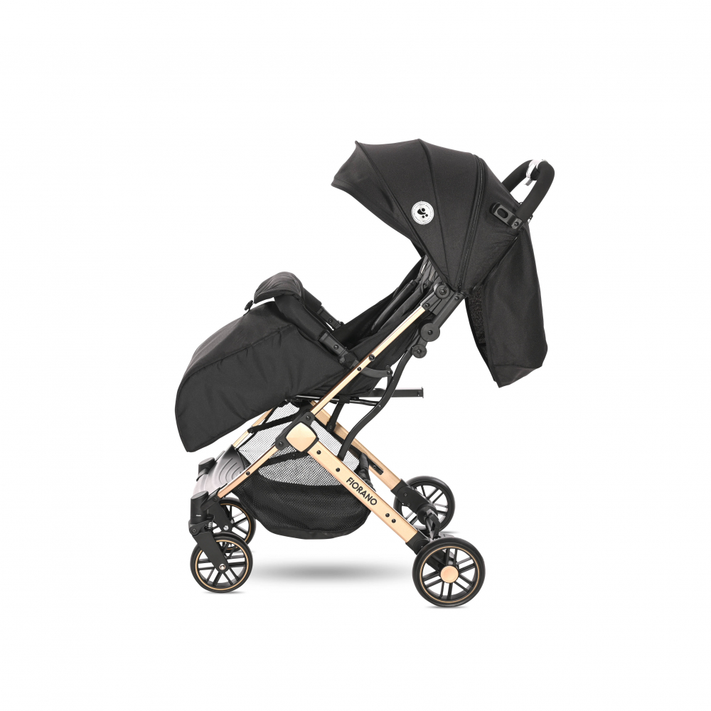 Carucior Lorelli Fiorano Black cu Husa Transport - imagine 2