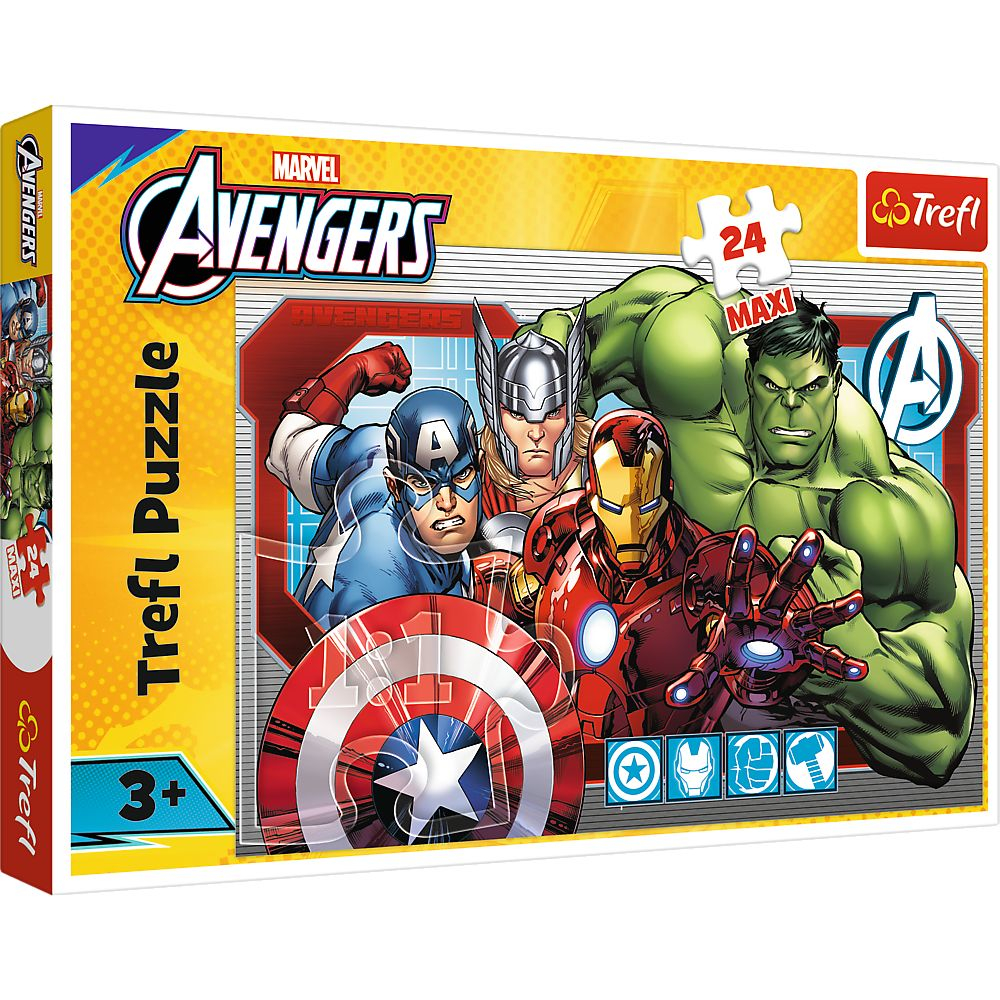 Puzzle Trefl Marvel Răzbunătorii Maxi 24 Piese