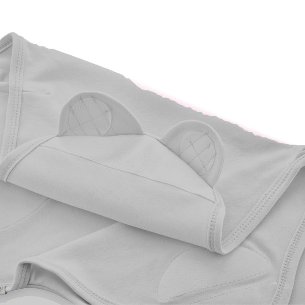 BabyJem Swaddle Gri, Sistem Înfășare 0-3 Luni - imagine 3