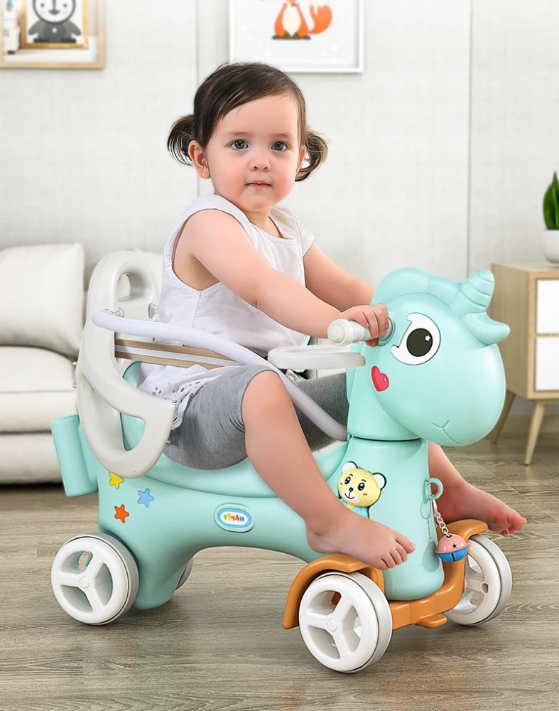 Balansoar 3 in 1 Nichiduta Unicorn Blue
