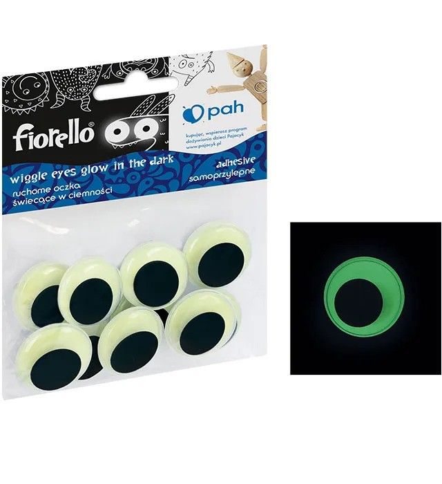 Ochisori Fosforescenti 25mm - Set 10 Buc | Fiorello