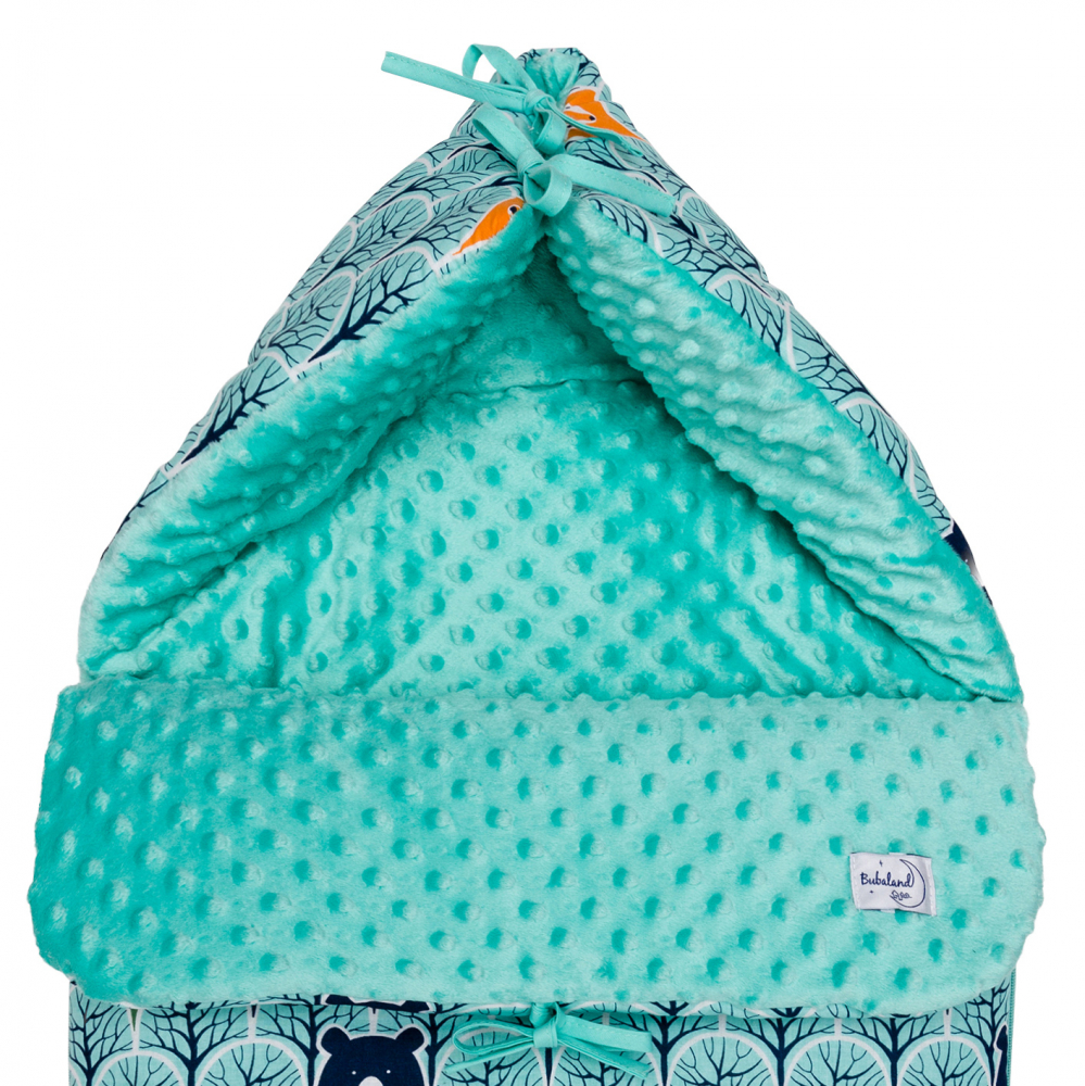 Sac iarnă Minky Forest 85cm - Bubaland - imagine 4