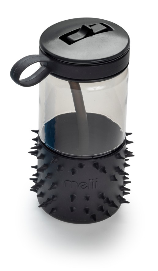 Sticlă Apă Spikey Melii Negru | Tritan Premium