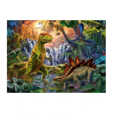 Puzzle Ravensburger Oaza Dinozaurilor, 100 piese - imagine 2