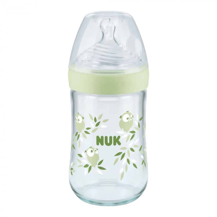 Biberon Nuk Nature Sense 240ml Verde Control Temp