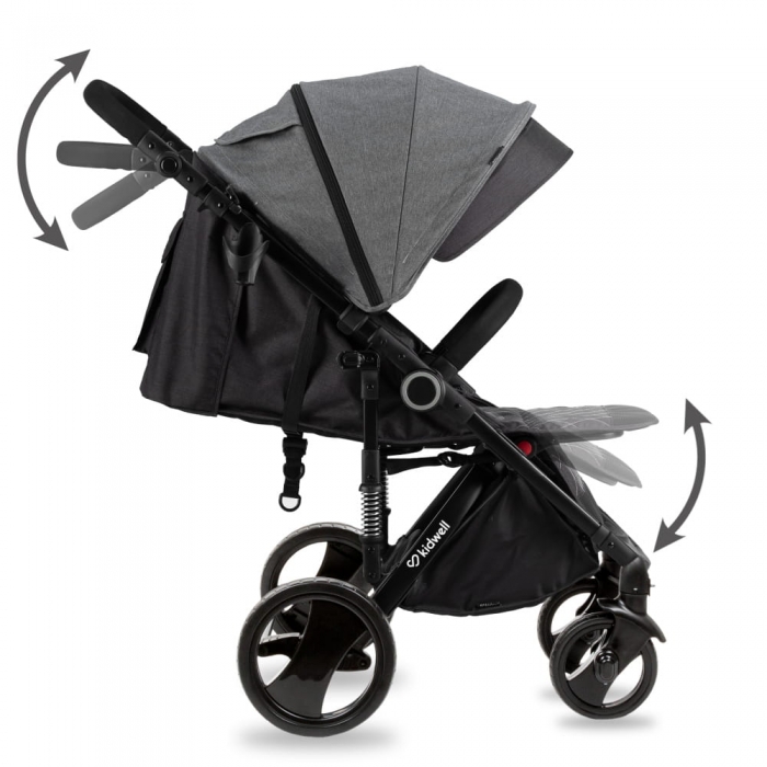 Carucior Sport Kidwell Carell Dark Gray - imagine 6