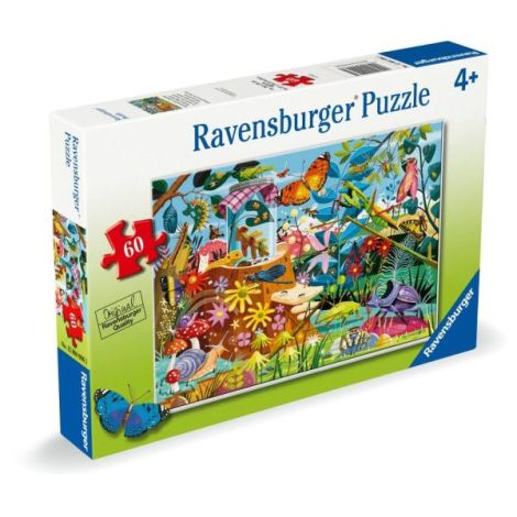 Puzzle Lumea Insectelor Ravensburger 60 Piese - imagine 2