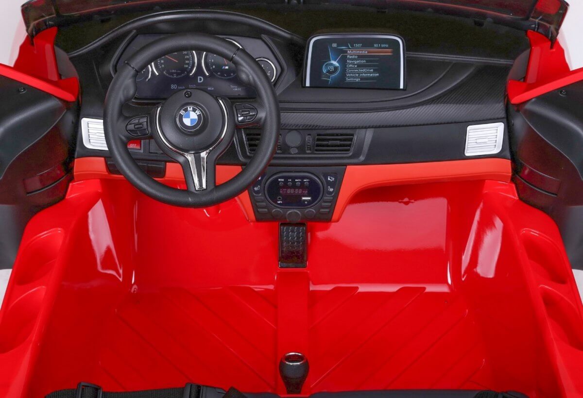 Masinuta BMW X6M XXL 2 Locuri Rosu | Electrica - imagine 6