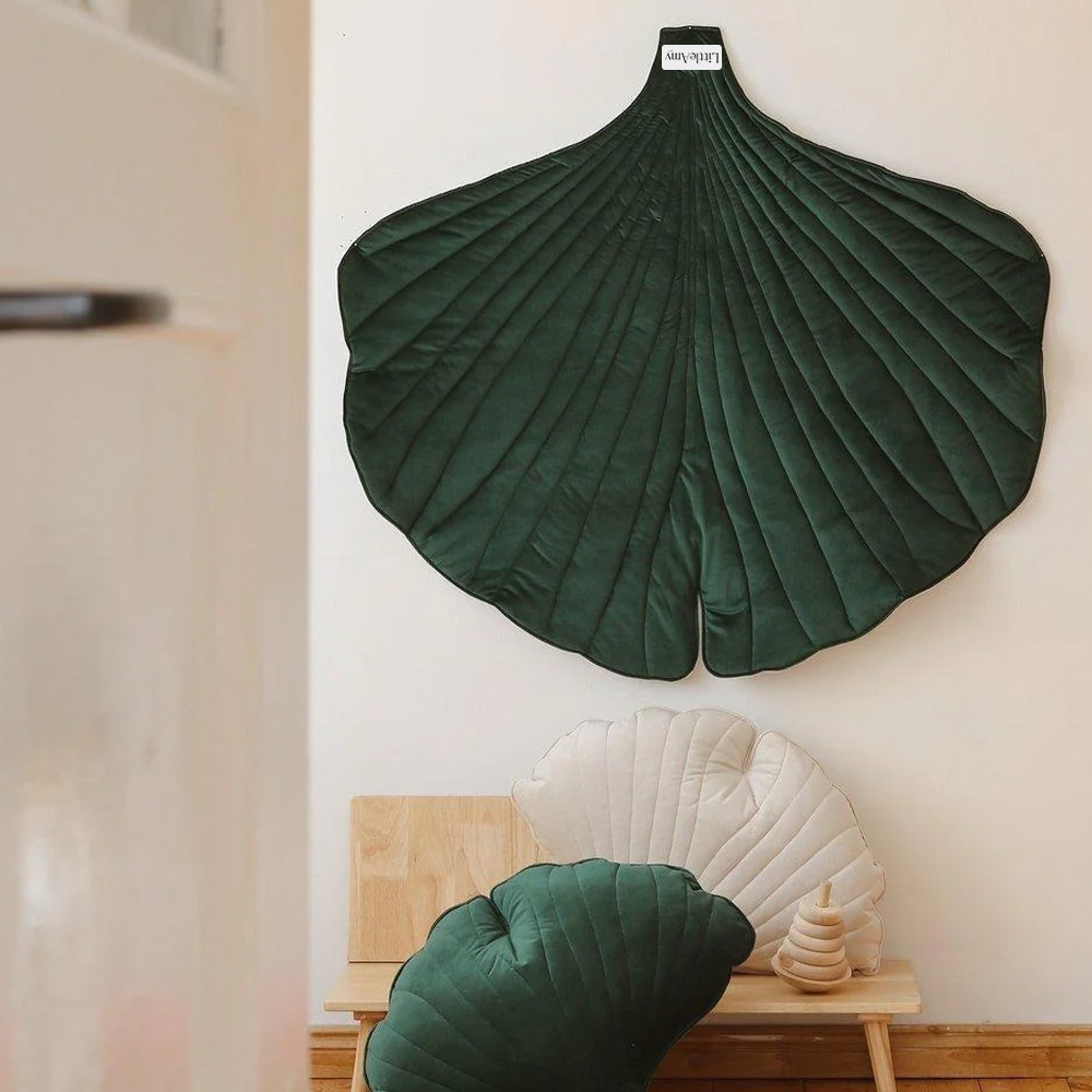 Little Amy Saltea Ginkgo Verde 110x120cm