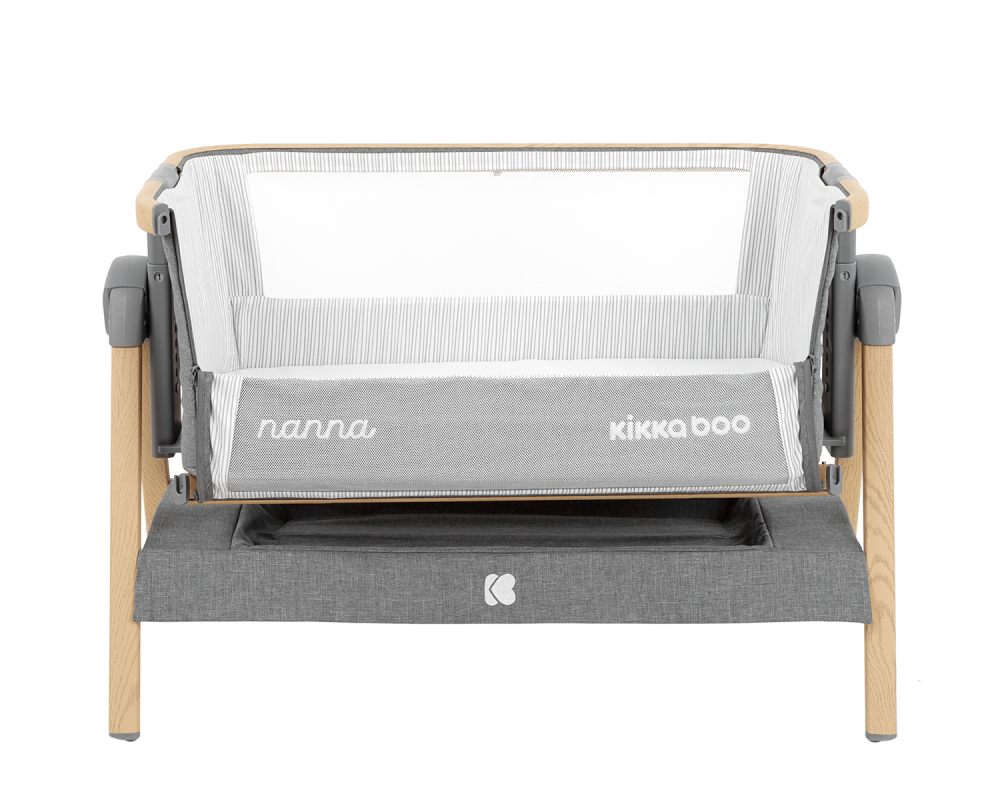 Patut Co-Sleeper KikkaBoo Nanna Dark Grey