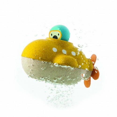 Submarin Plan Toys din Lemn pentru Baie