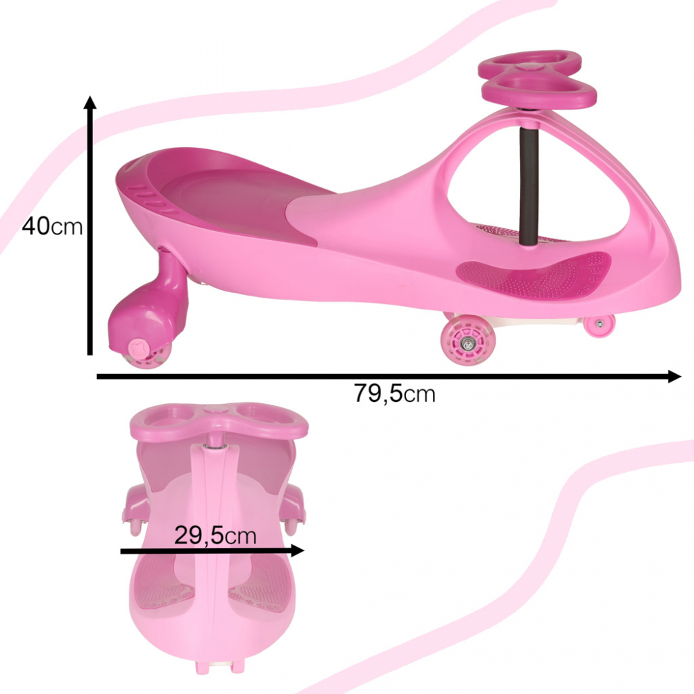 Plasmacar Gravitational Ikonka Pink cu LED-uri - imagine 2