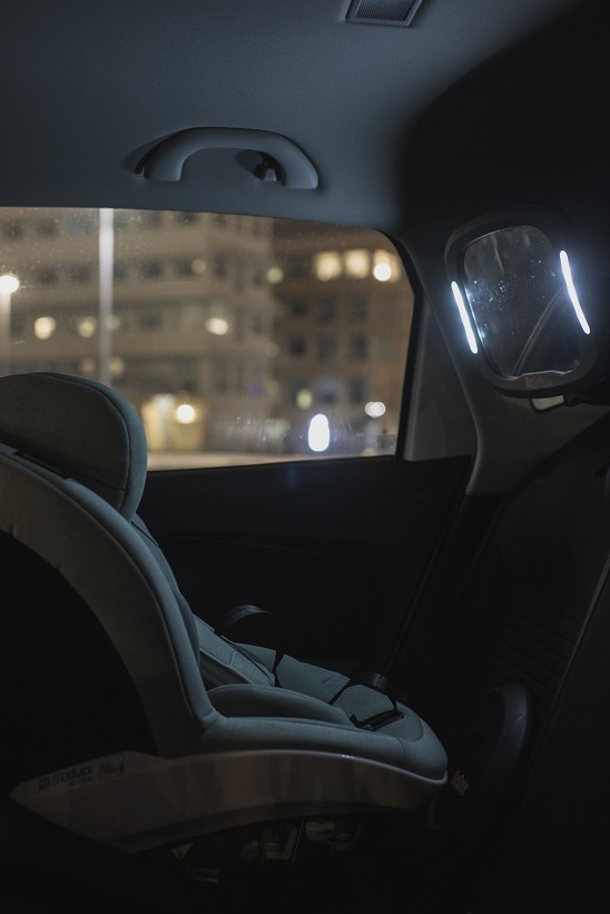Oglinda retrovizoare BeSafe XL cu LED - Vizibilitate maximă - imagine 3