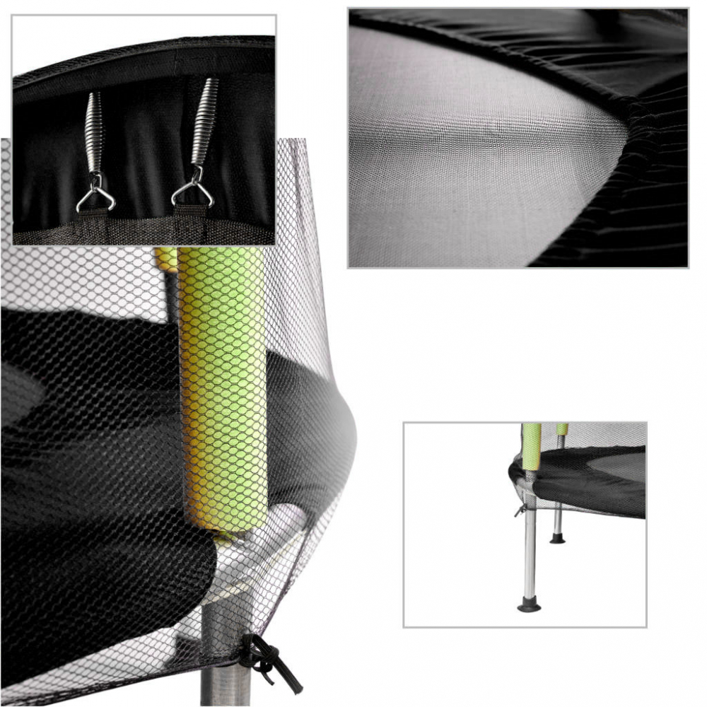 Trambulina Ikonka 110cm cu Plasă și Bile - imagine 5