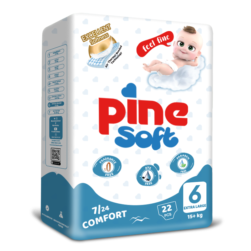 Scutece Pine Soft XL+ - Protecție Supremă Pielii - imagine 2