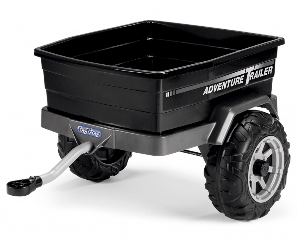 Remorcă Peg Perego Gaucho Superpower, Negru/Gri - imagine 3