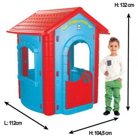 Casuta Pilsan Happy House Blue pentru Gradina - imagine 2