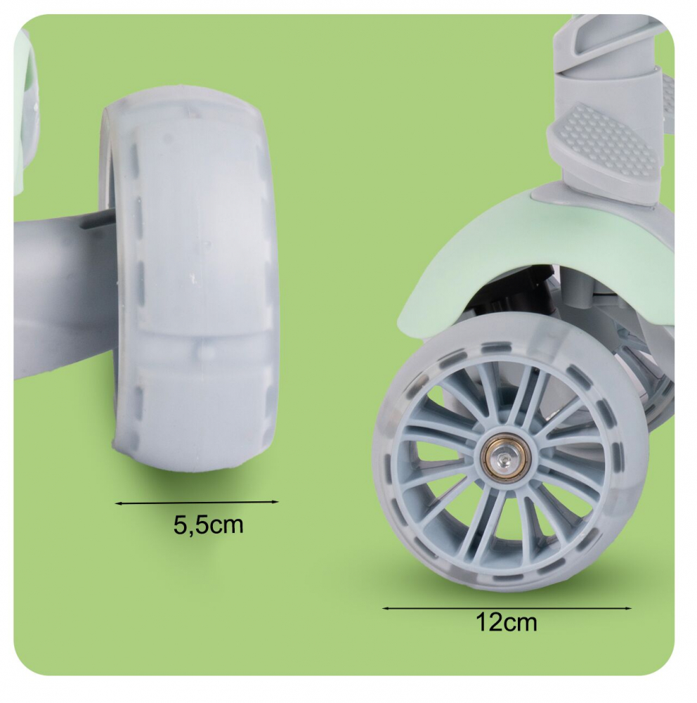 Trotineta Malplay 2-in-1 cu Scaun pentru Copii - imagine 2