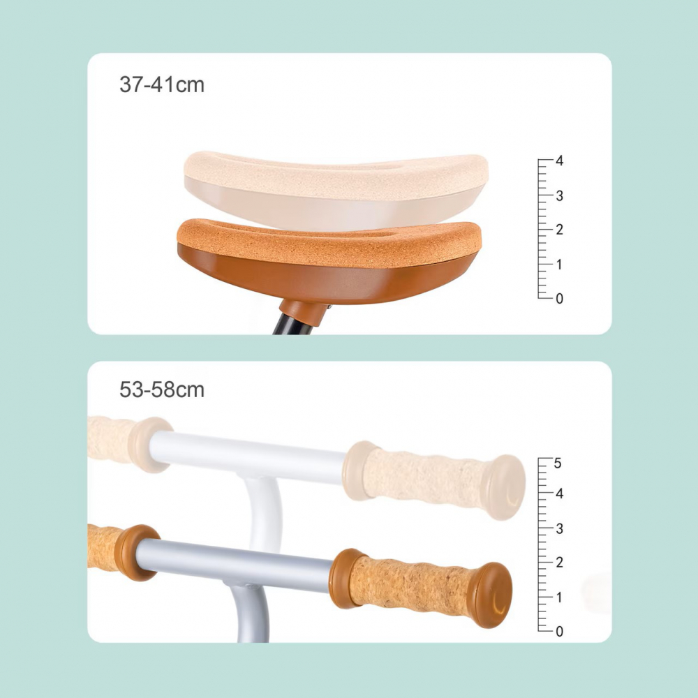 Bicicleta Hape Fără Pedale Roșu 10 inch, Aliaj Ușor - imagine 3
