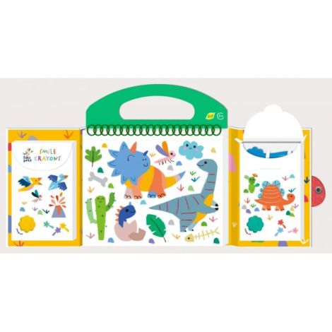 Kit Desen Dinozauri Haku Yoka Portabil Copii - imagine 2