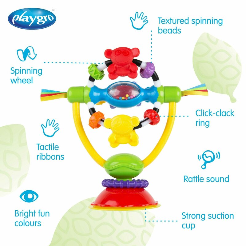 Jucarie Playgro High Chair cu Ventuza 19.5 cm - imagine 2