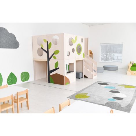 Complex Joacă Flora Moje Bambino - Lemn Interior - imagine 35