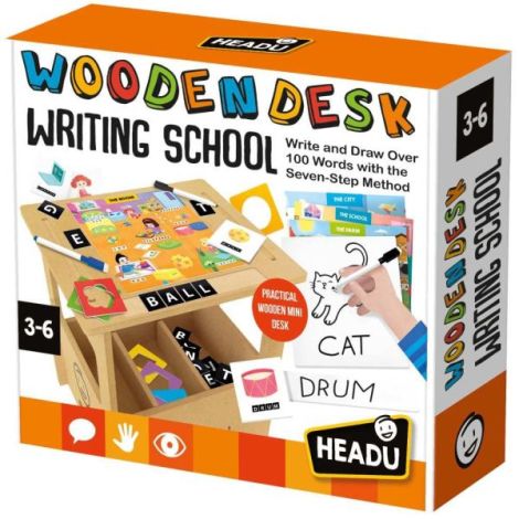 Headu Birou Lemn Educativ 3-6 Ani - imagine 2