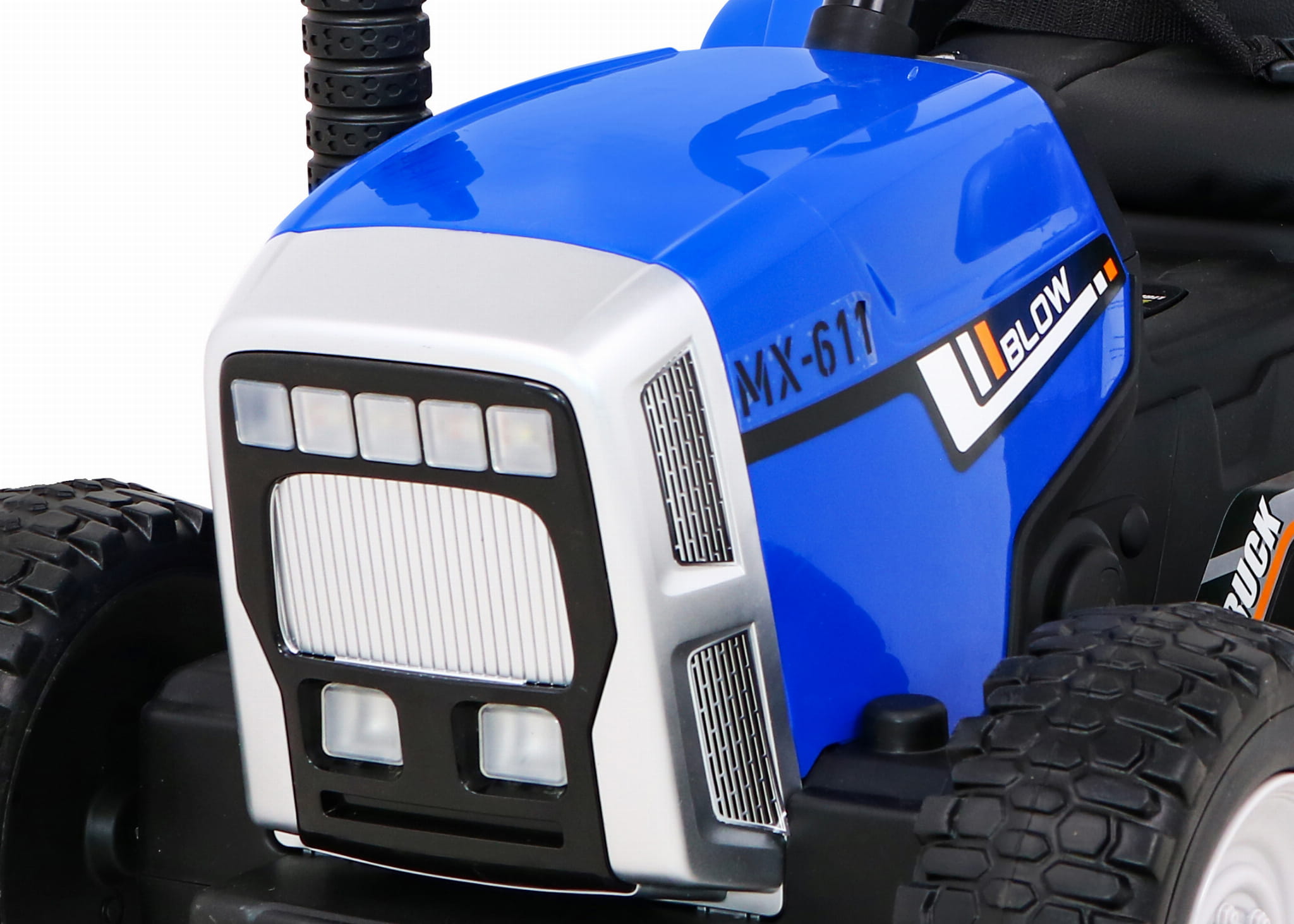 Tractor Electric Copii cu Remorcă Albastru Autokids - imagine 7