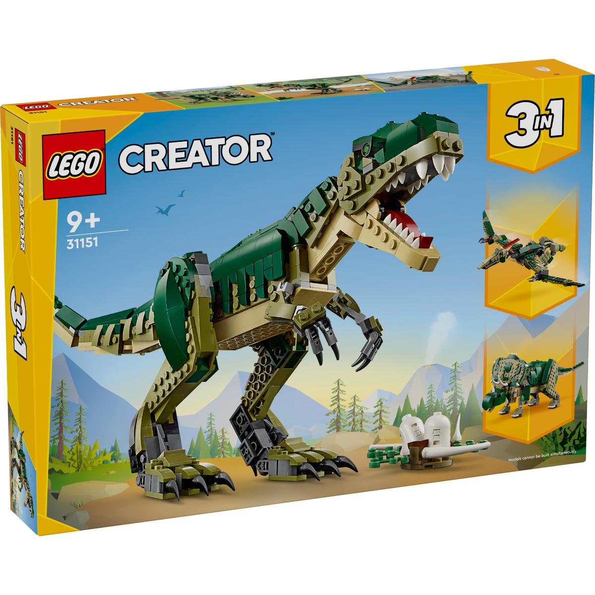 LEGO Creator 31151 T-Rex 3 in 1, 626 piese